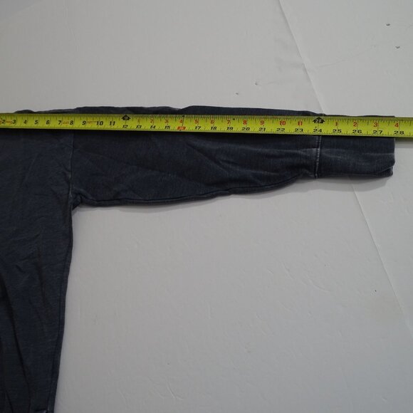 NFL New Orleans Saints Washed Gray Embroidered Sweatshirt Women Size L Broke-In - Picture 10 of 12